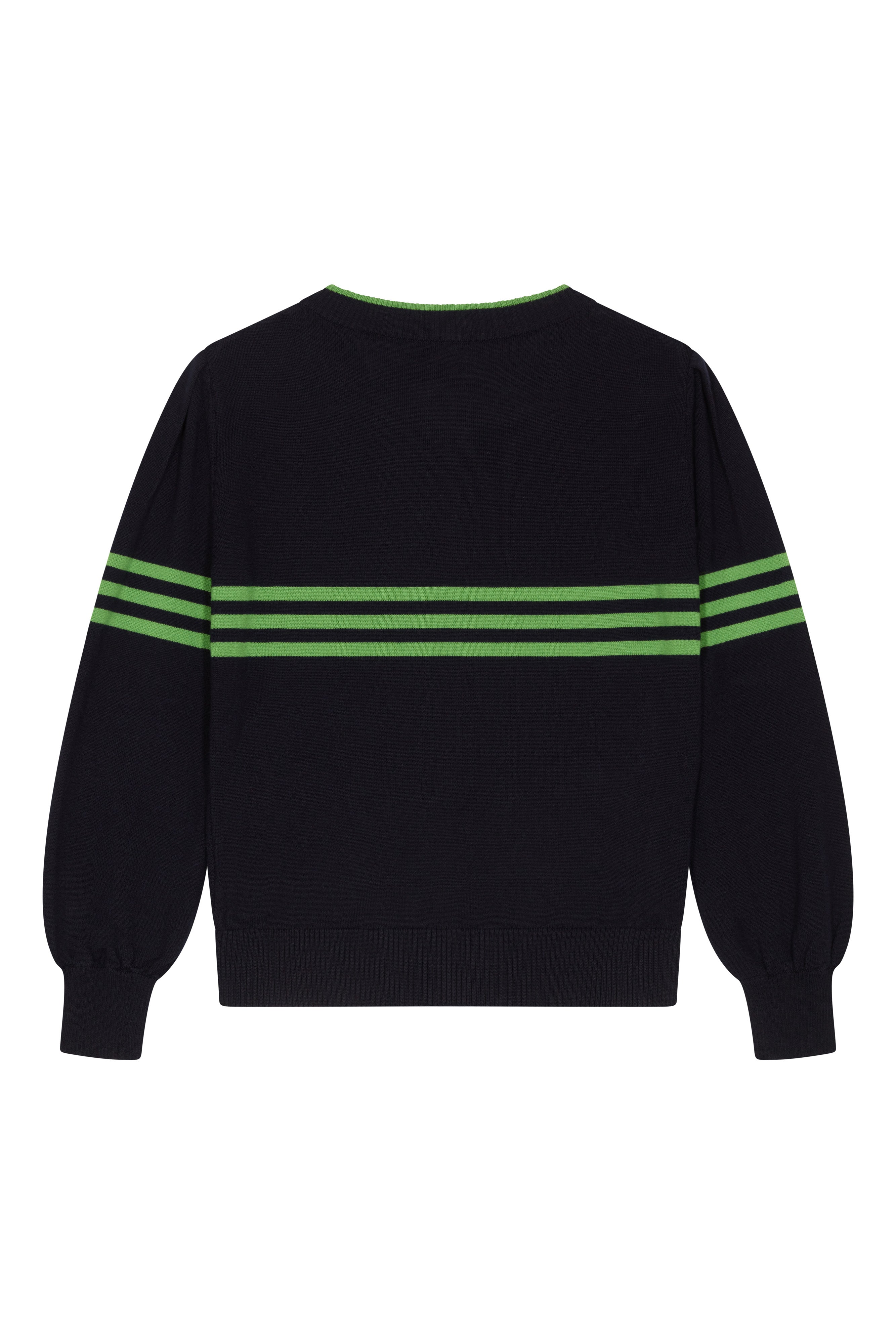 Birdie Ladies Bomber Navy Blue & Apple Green