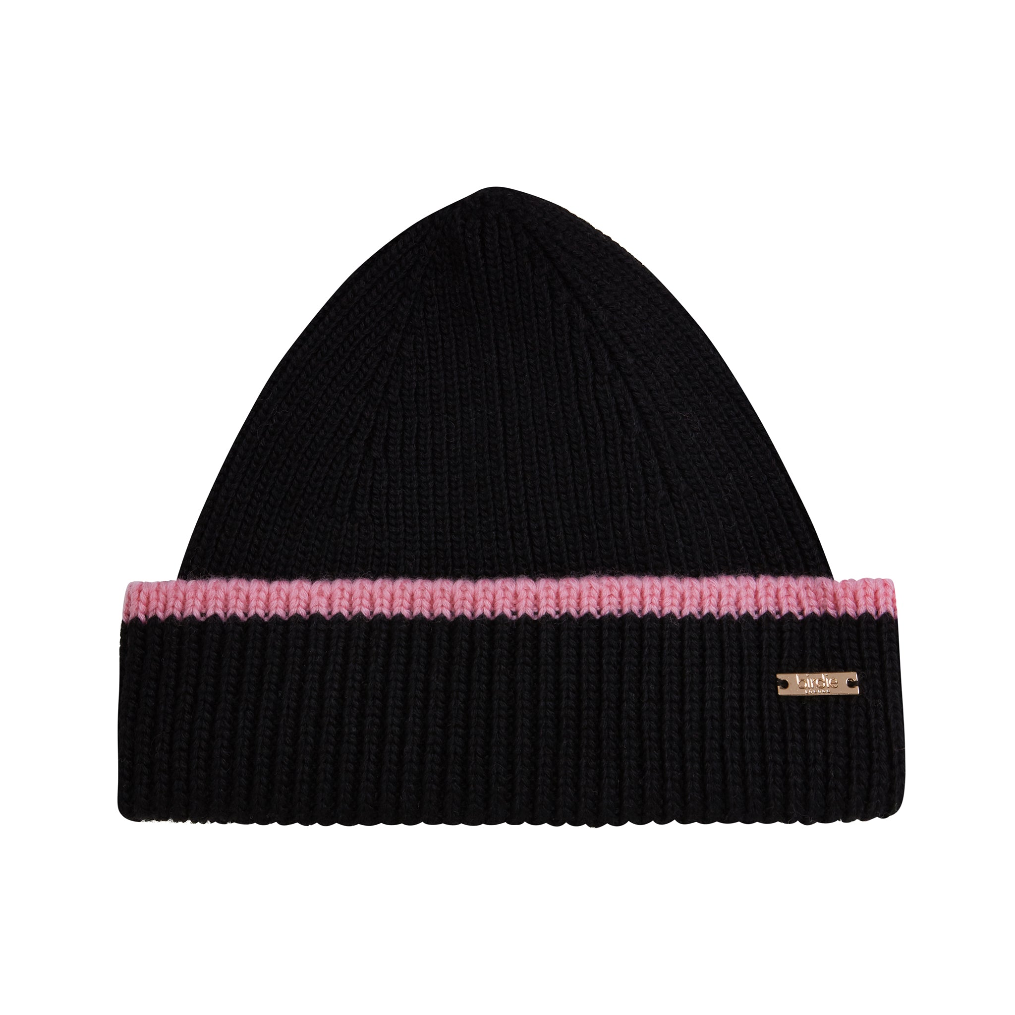 Black & Pink Beanie